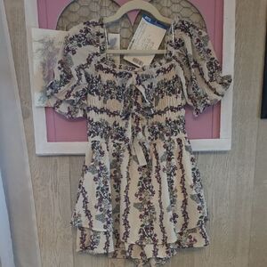 Floral Romper Size Small